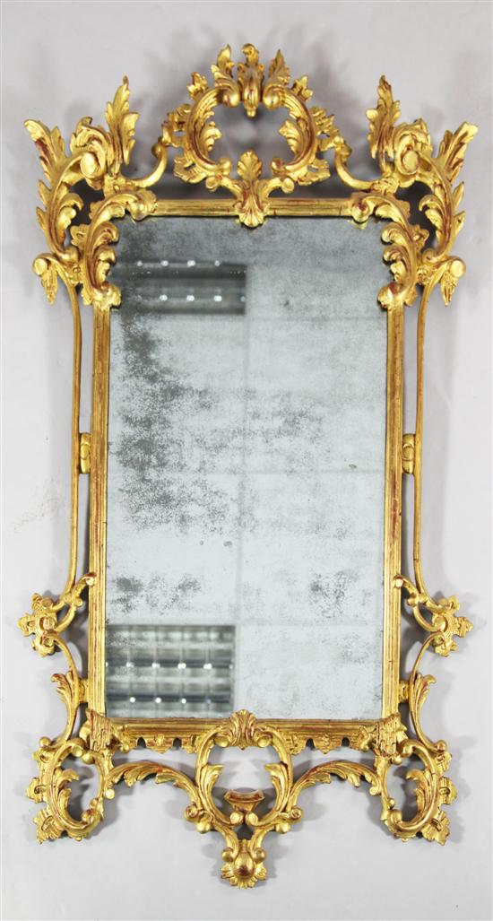 A George II style giltwood mirror 170de7