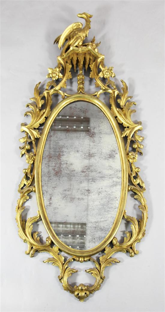 A George II style oval giltwood 170de3