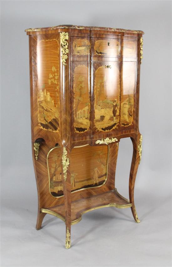 A Louis XV style gilt bronze mounted