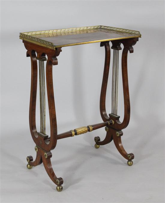 A Regency brass inlaid rosewood 170dea