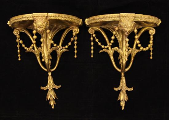 A pair of George III style giltwood 170deb