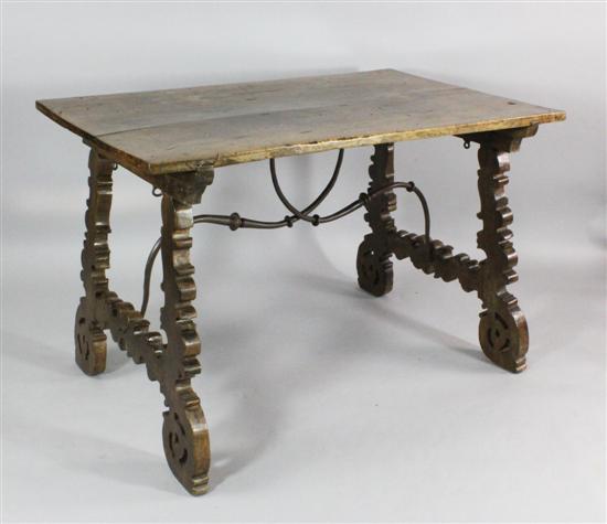 A walnut centre table Spanish mid 170e0d