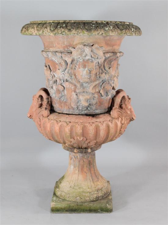 A late 19th century terracotta