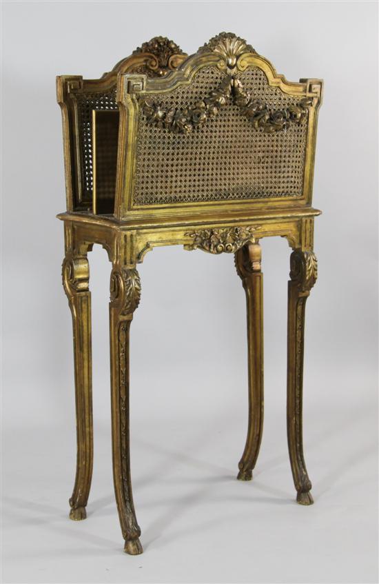 A late 19th century French carved