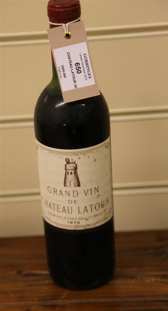 Four bottles of Chateau Latour 170e6d