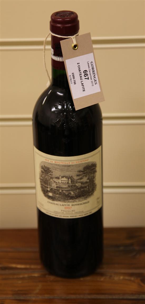 Two bottles of Chateau Lafite 1997 170e7d