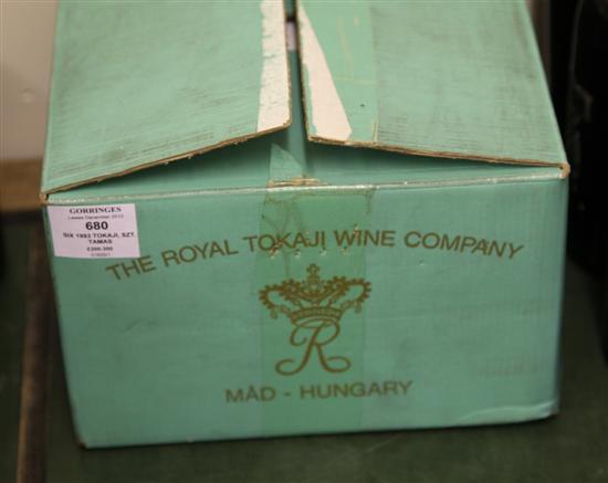 A case of six 1993 Tokaji Szt  170e8a