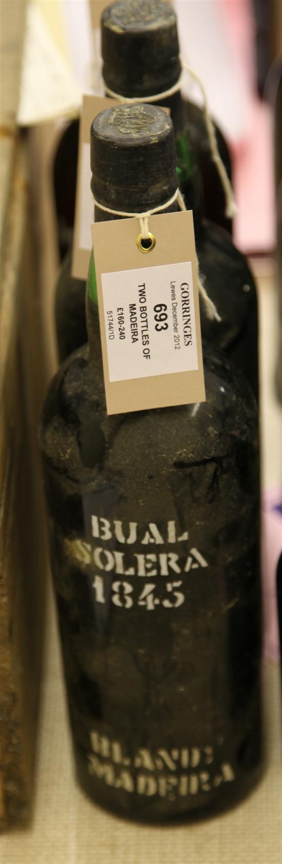 Two bottles of madeira including 170e95