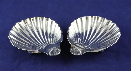 A pair of Victorian silver butter 170ec4