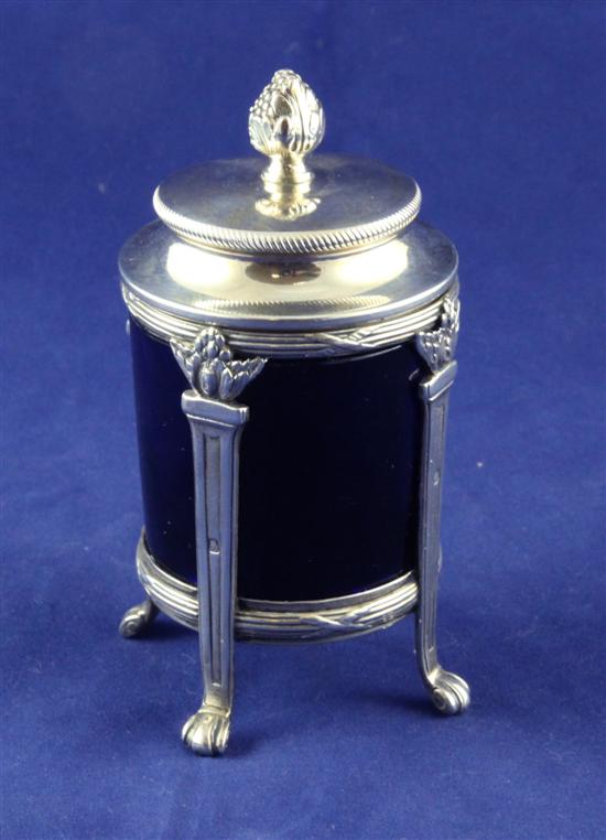 A late 19th century French silver