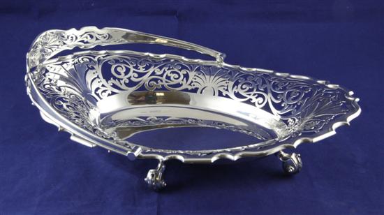 A George V pieced silver cake basket 170f13