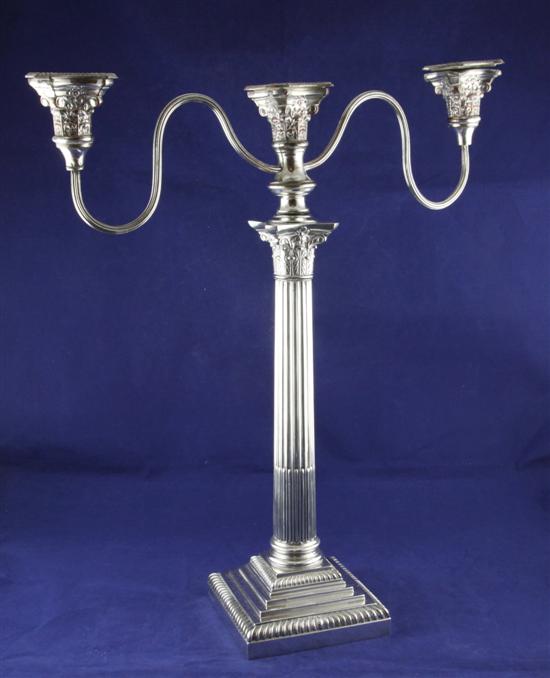 An Edwardian silver corinthian 170f14