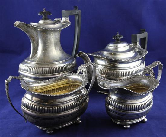 A George V silver four piece tea 170f1a