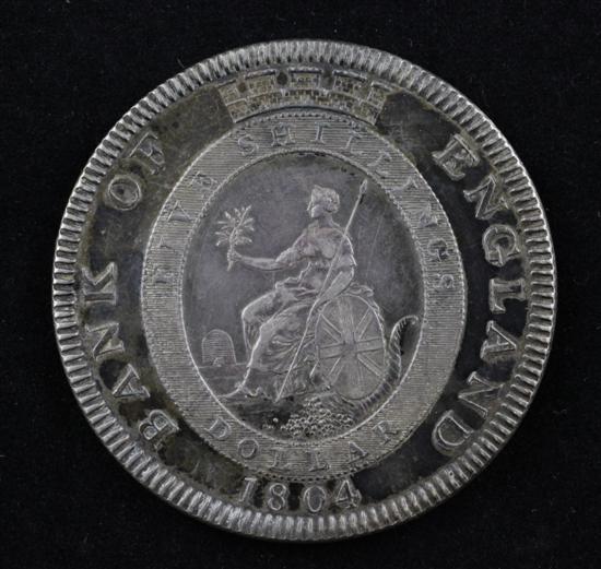 A Bank of England 1804 Dollar (VF)