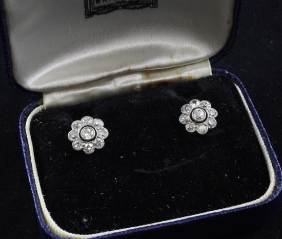A pair of 1920 s gold mounted diamond 170fb6