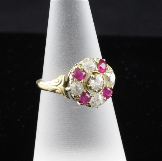 An Edwardian ruby and diamond set 170fed