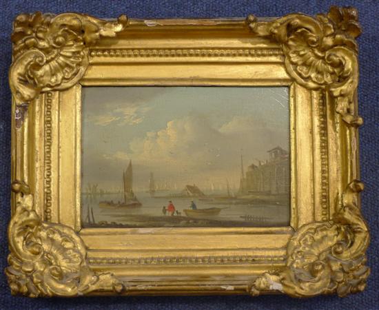 19th century Dutch School oil on