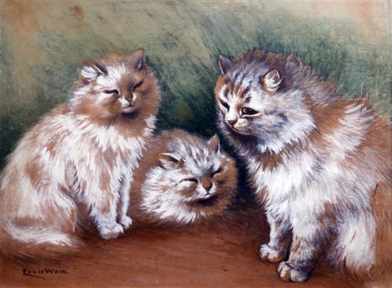 Louis Wain (1860-1939) coloured