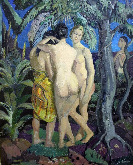 Rudolf Ihlee (1883-1968) oil on