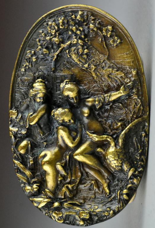 Art Nouveau Gilt Bronze Belt Buckle 1710c1