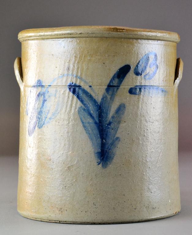 An American Cobalt Decorated Stoneware