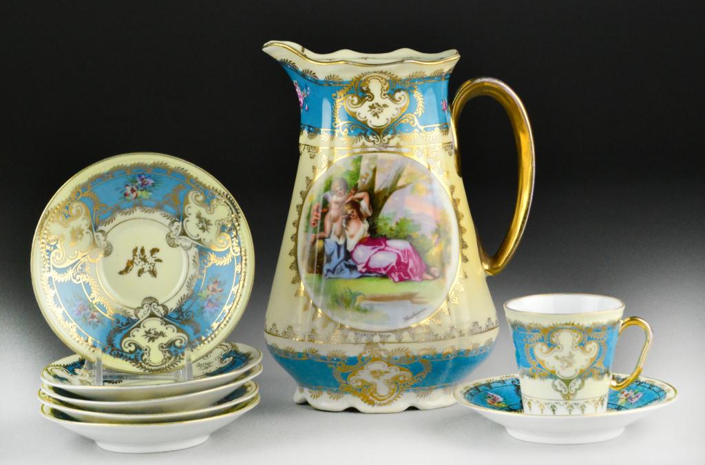 (8) Pcs. Royal Vienna-Style Porcelain