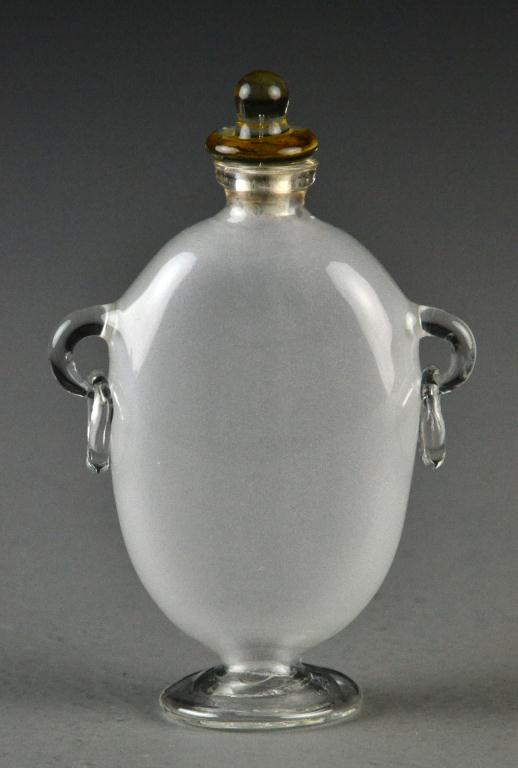 Venetian Glass Snuff BottleClear 1710f4