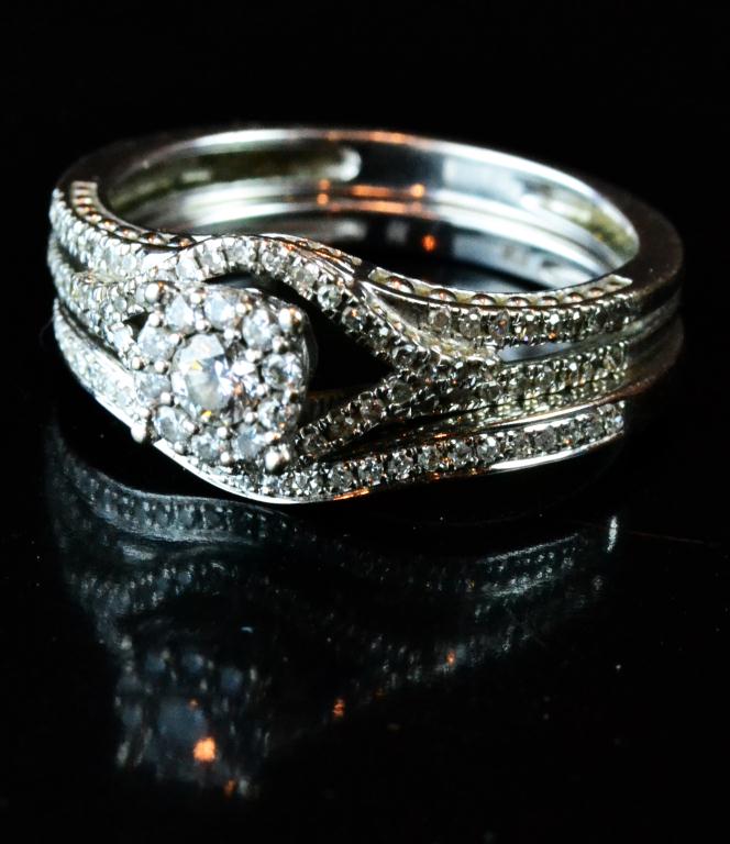 10 K Wedding Ring SetA Ceuter diamond 1710f5