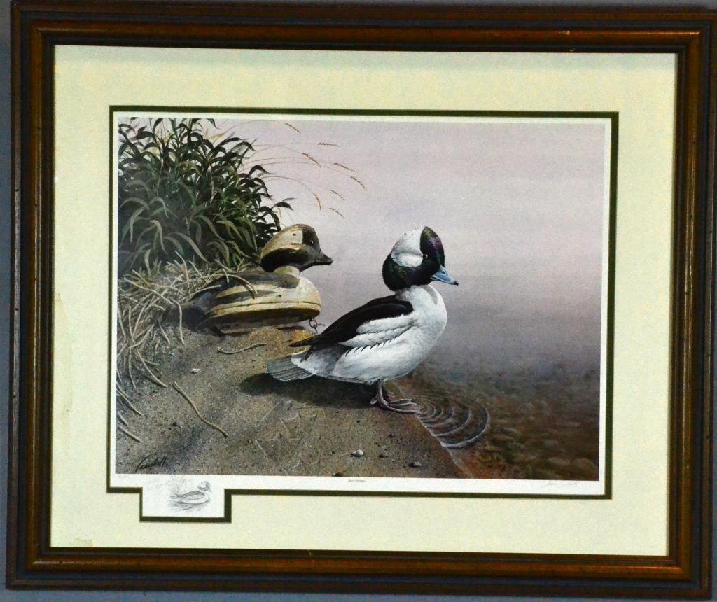 Signed Color Duck Print by James