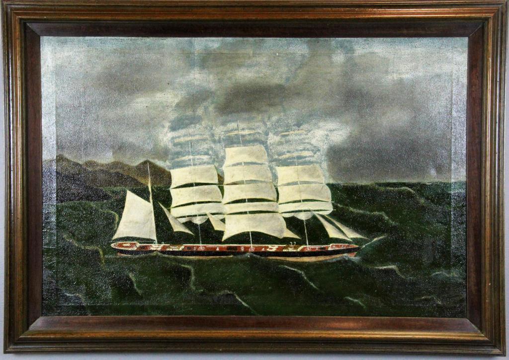 American School Primitive Painting 17110c