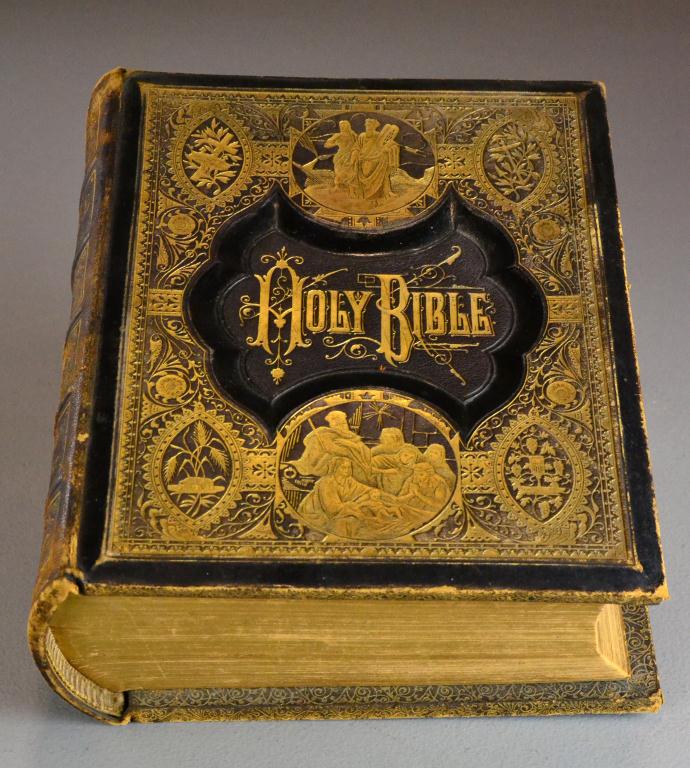 Dated 1872 Holy BibleContaining 171145