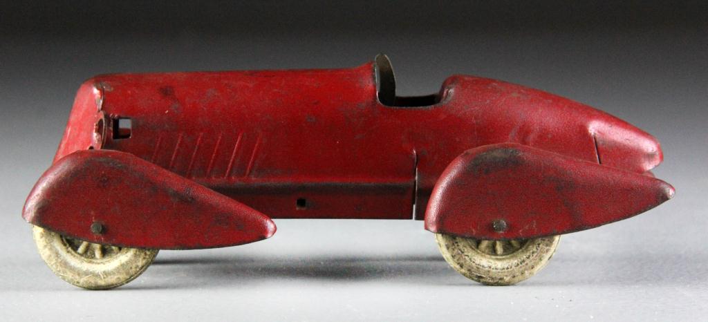 Antique Toy Racing CarRed racing 17113f