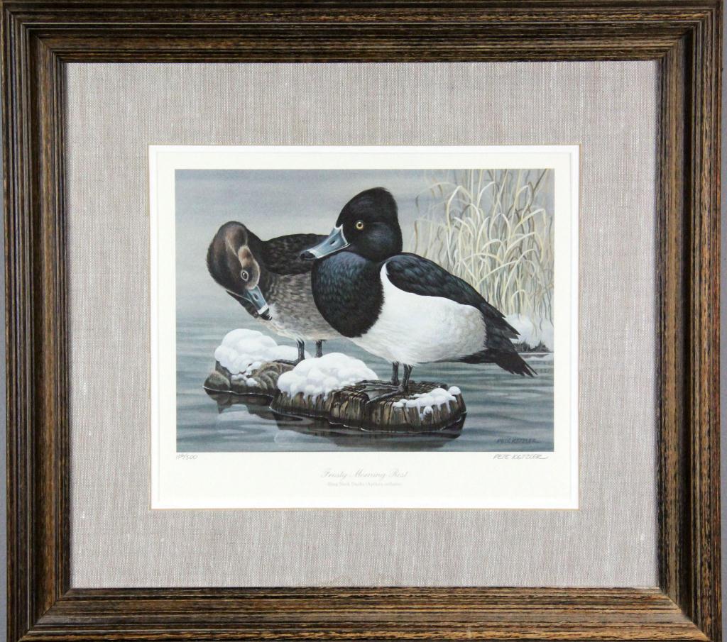 Signed Ketzler Duck PrintDepicting