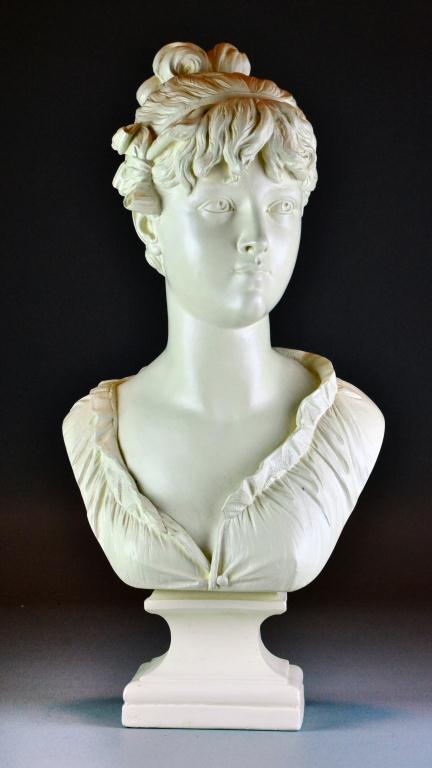 Alva Ceramic Bust Of A Classical LadyFinely