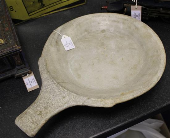 An antique marble grinding dish 1711c7