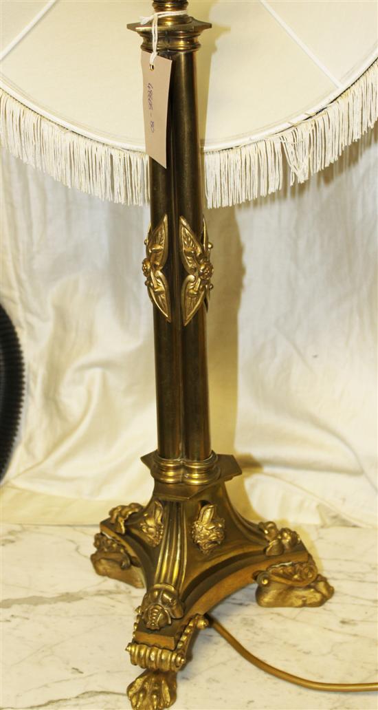 A Victorian ormolu cluster column 171225