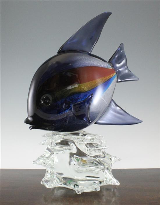 A large Murano glass sculpture of an