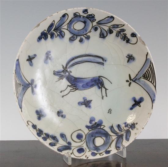 A Safavid fritware saucer dish