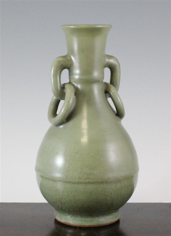A Chinese Longquan celadon pear 17129b