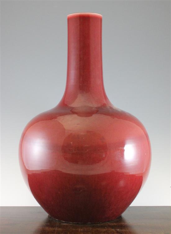 A large Chinese Sang de Boeuf bottle 1712b5