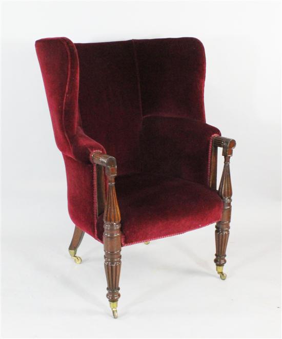 A Regency mahogany wing armchair 171341