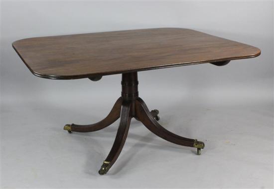 A Regency mahogany breakfast table 17133c