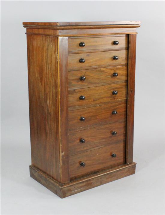 A late Victorian mahogany Wellington 17135d