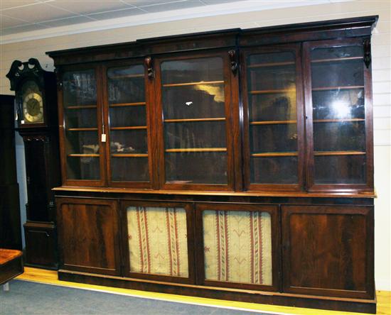 A Victorian mahogany breakfront 171364