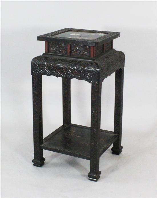 A Japanese lacquer stand Meiji 171370