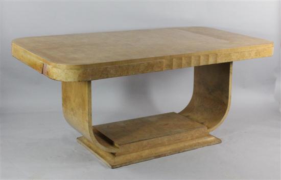 An Art Deco maple and walnut dining 171383