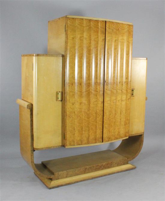 An Epstein Art Deco birds eye maple 17138a