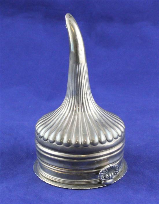 A George III silver wine funnel 1713b4