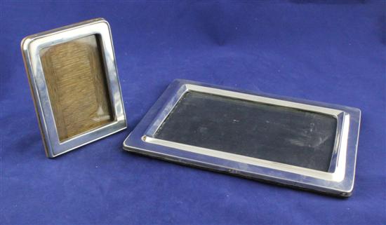 A George V silver photograph frame 1713d6