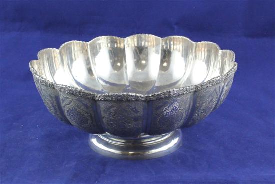 A 20th century Persian silver bowl